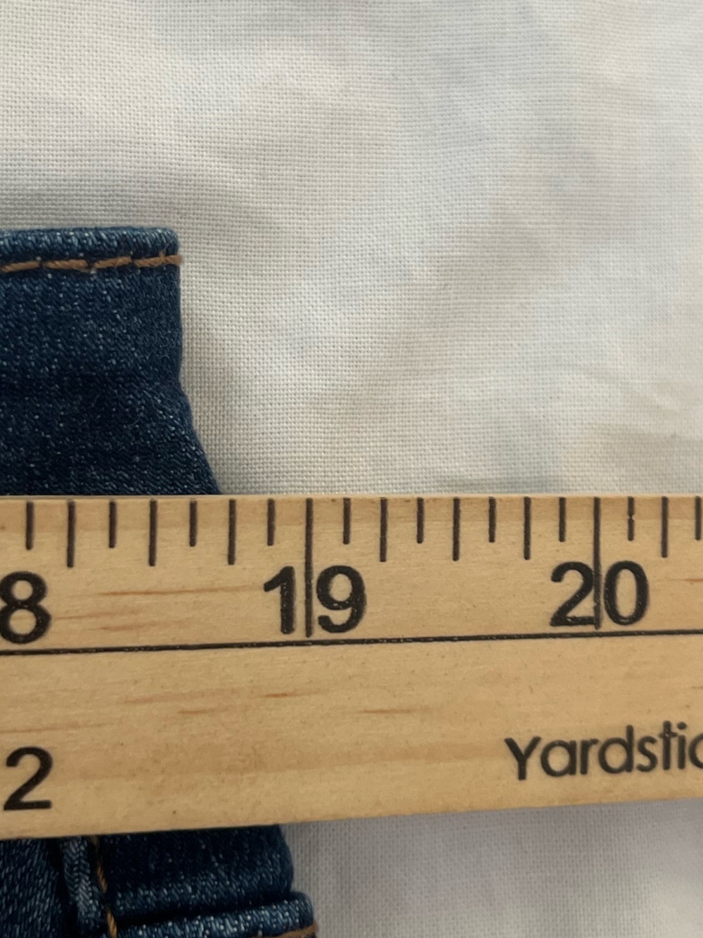 Wax Jean Dark Blue Distressed Asymmetrical Denim Skirt Size XL - Picture 5 of 8